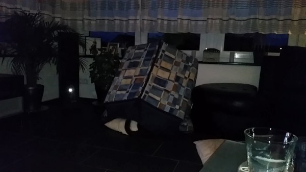The house upside down